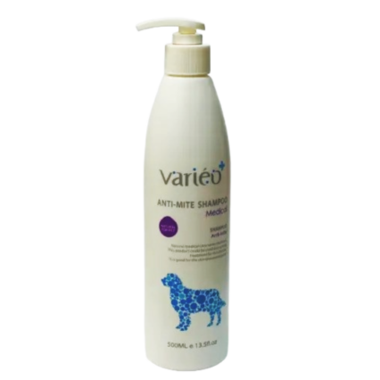 Varieo+ Anti-Mite Dog Shampoo 500ml – Natural Relief for Itching & Skin Irritation