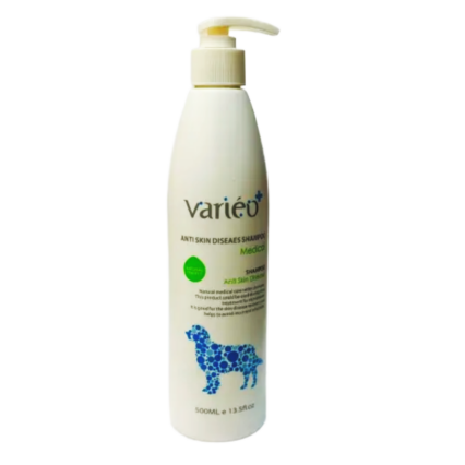 Varieo+ Anti-Skin Disease Dog Shampoo 500ml – For Dogs with Itchy, Irritated Skin