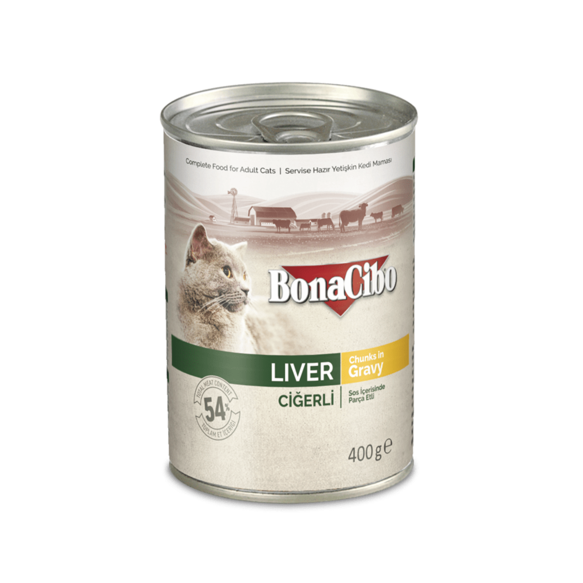 bonacibo-wet-cat-food-liver-in-chunks-mini-pets-world Bonacibo Adult Cat Food Liver Chunks in Gravy 400g