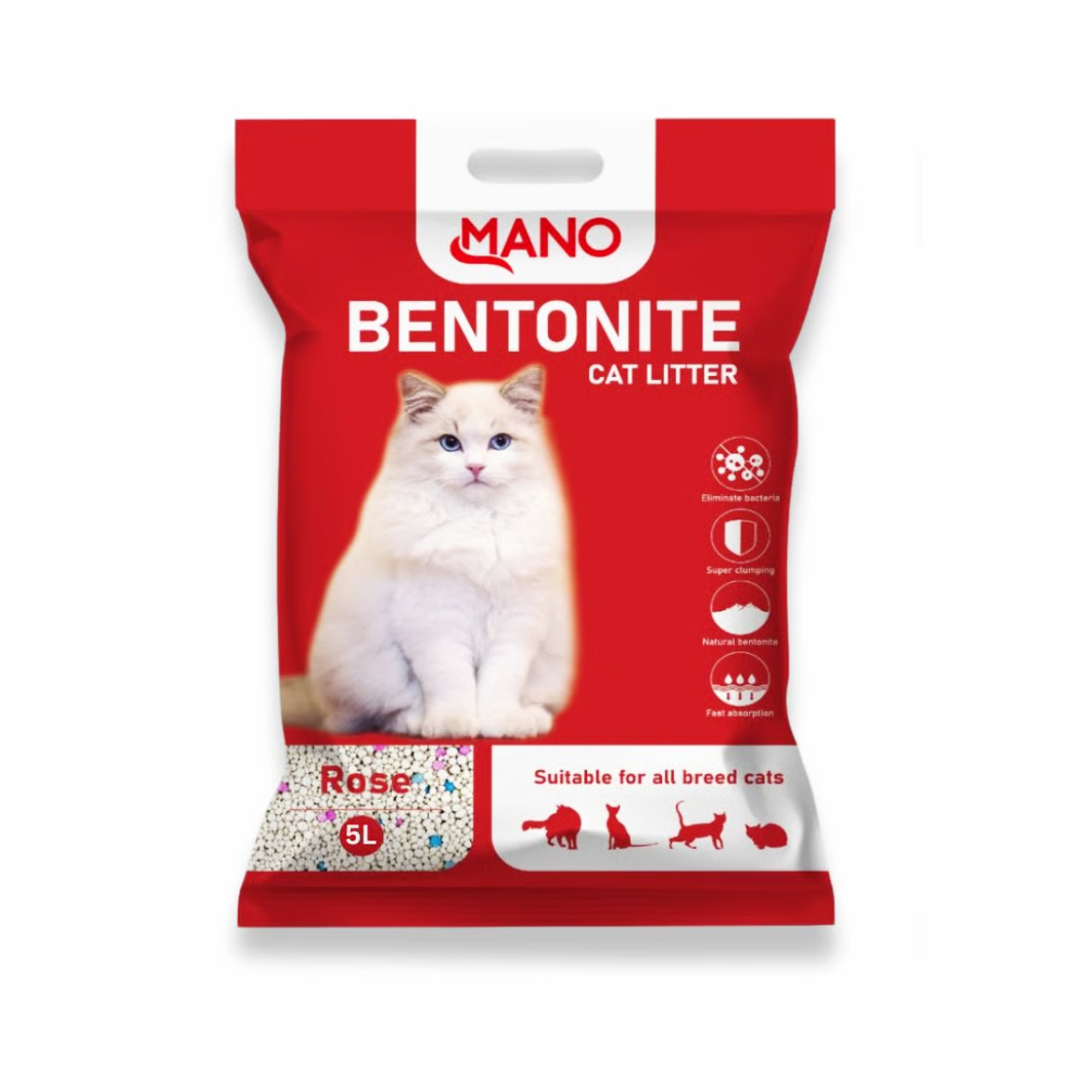 mano-bentonite-imported-cat-litter-mini-pets-world Mano Bentonite Cat Litter Rose 5L – Premium Clumping Cat Litter