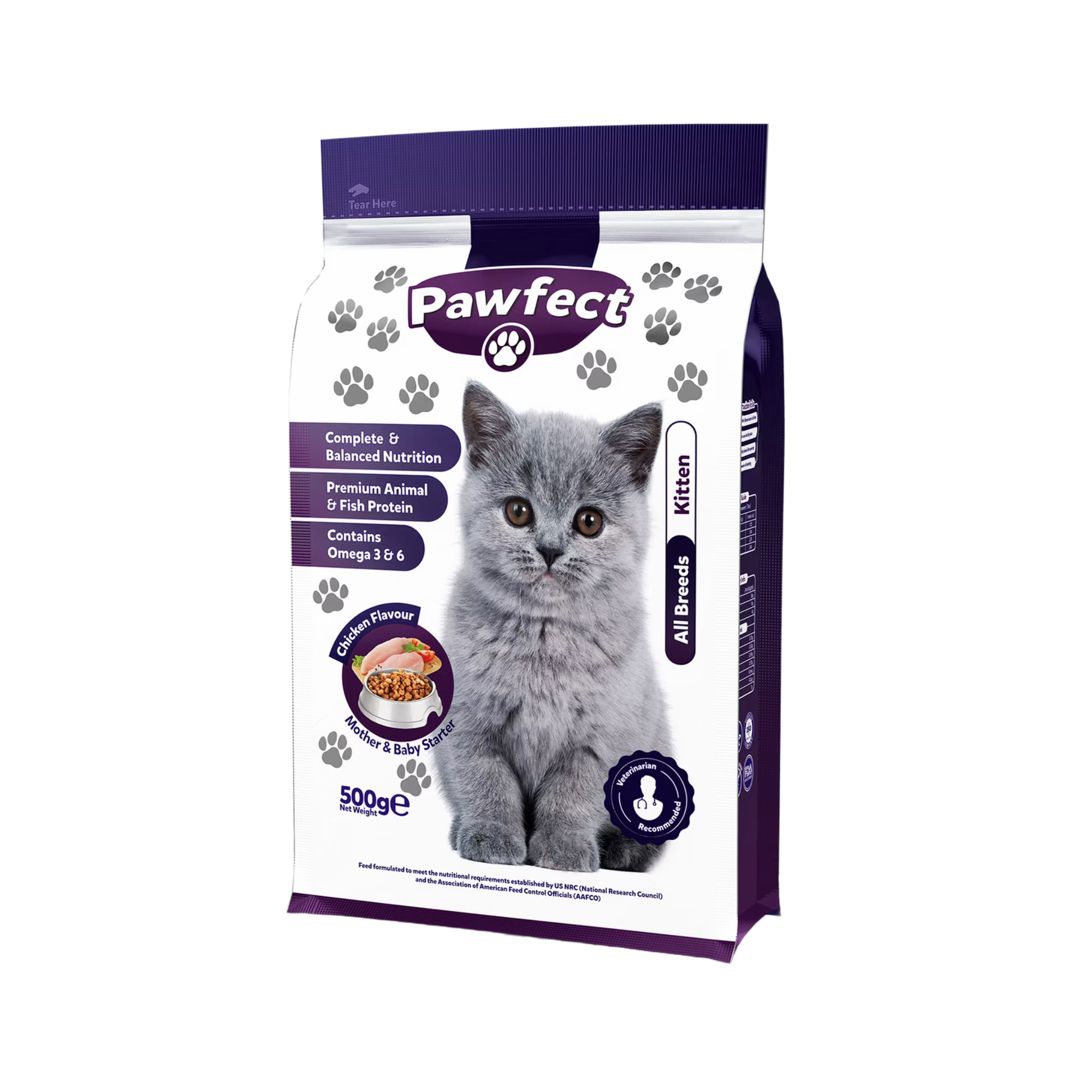 pawfect-kitten-food-500g-mini-pets-world pawfect kitten food premium formula for healthy growth