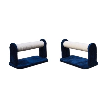 Flat Pole Cat Scratch Post 8 Inch with Wide 16 Inch Base