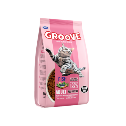 groove adult cat food fish flavor