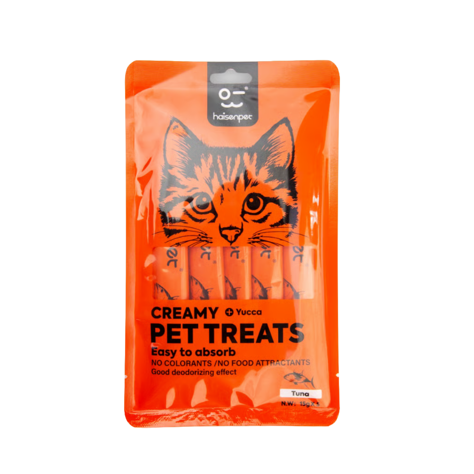 haisen-pet-cat-creamy-treat-tuna-mini-pets-world Haisen pet cat creamy treat tuna 75g pack