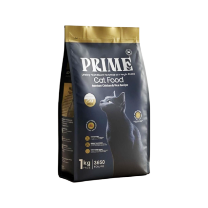 Prime Cat Food Chicken and Rice Formula for Healthy Skin, Digestion & Urinary Support