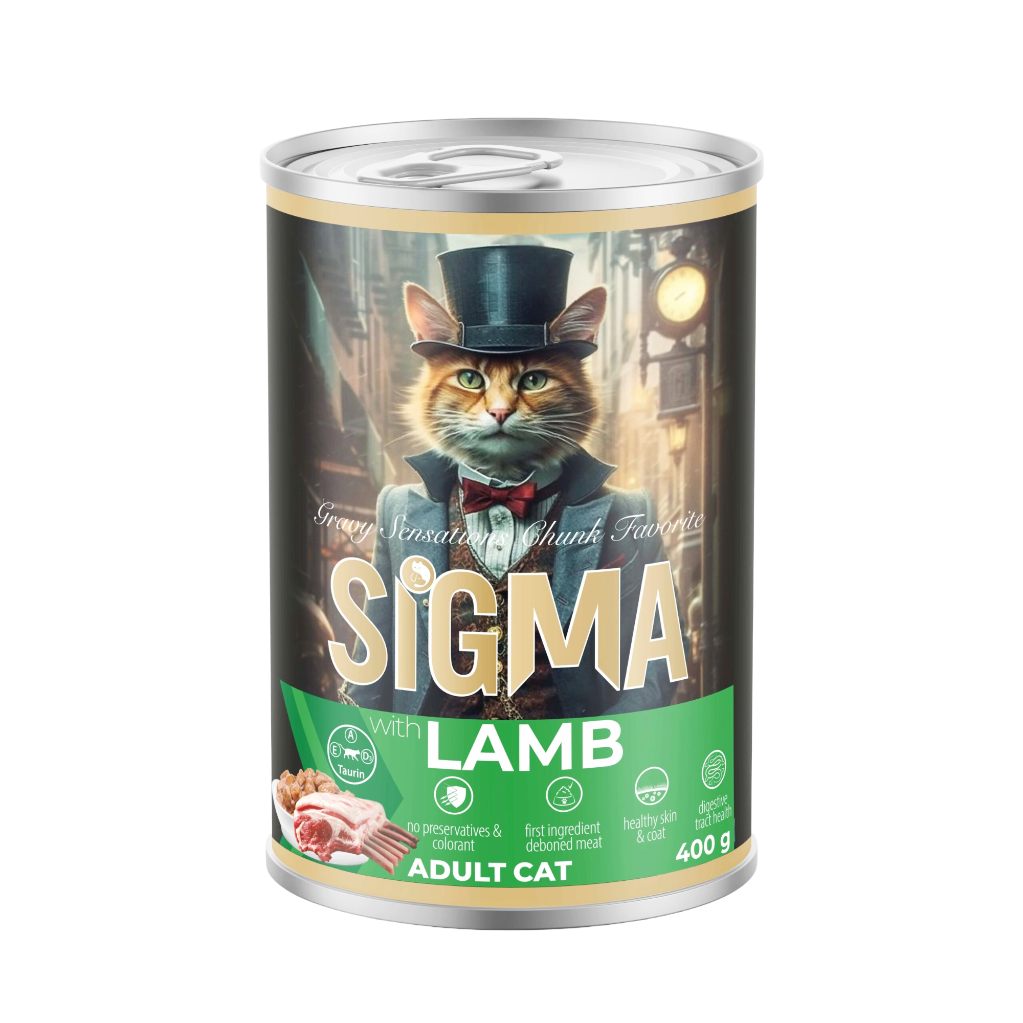 sigma-lamb-adult-wet-cat-food-chunks-in-gravy-mini-pets-world Sigma adult wet cat food lamb chunks in gravy 400g